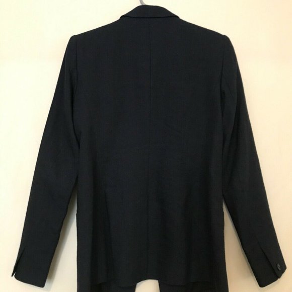 New Club Monaco Blazer Jacket Women Blazer Navy Italian Wool Blazer Jacket - Picture 10 of 10